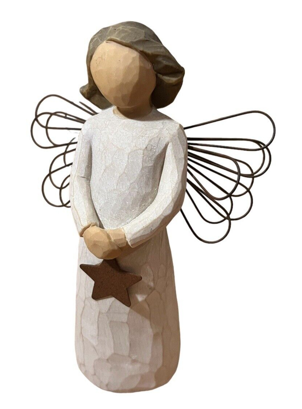 1999 WILLOW TREE "ANGEL OF LIGHT" BY SUSAN LORDI Star & Wire Wings